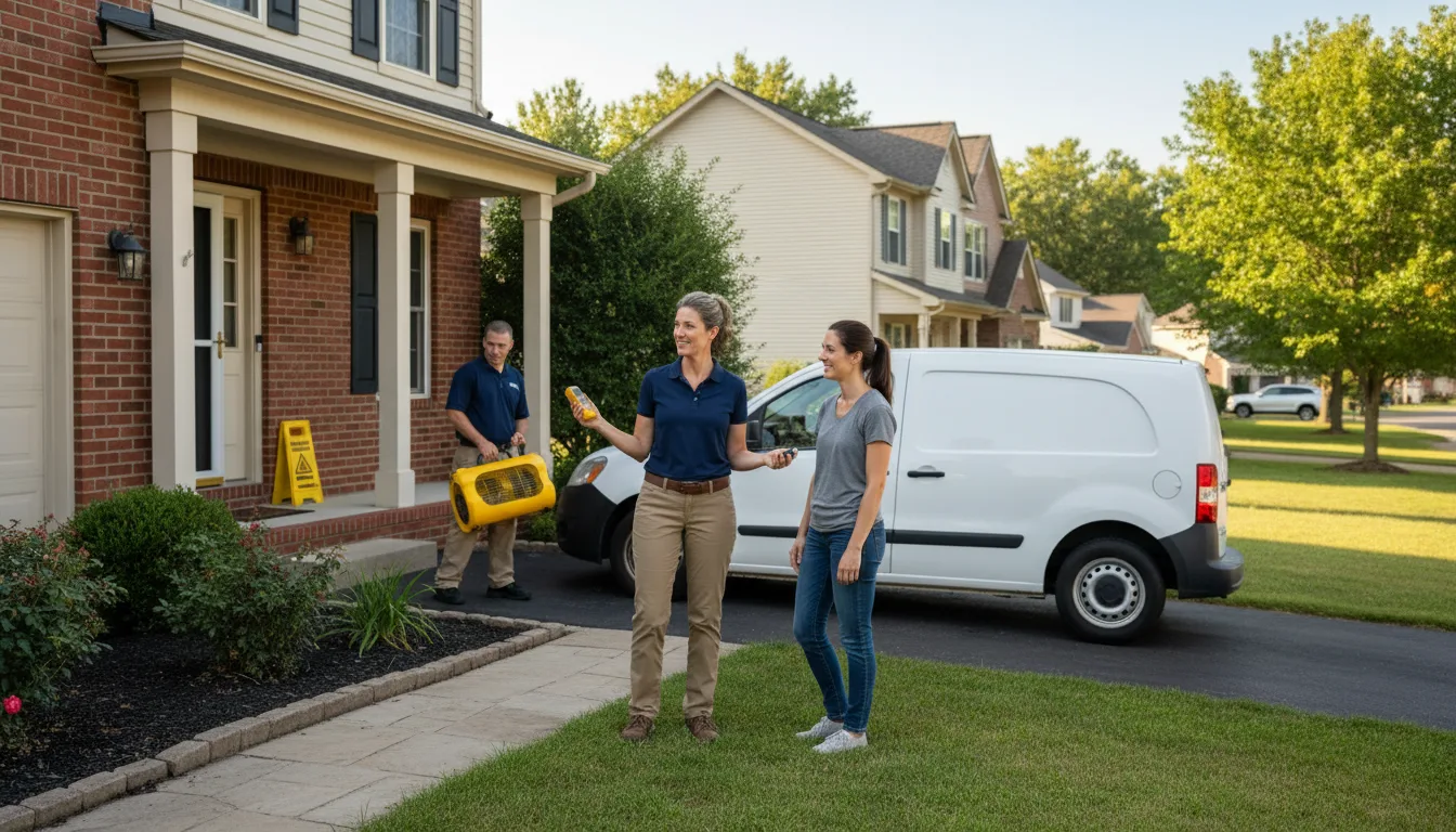 Water restoration image for Home Water Damage Repair in Call, TX